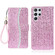 Samsung Galaxy S25 Ultra 5G Glitter Powder Filp Leather Phone Case - Pink