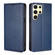 Samsung Galaxy S25 Ultra 5G Gloss Oil Solid Color Magnetic Leather Phone Case - Blue