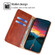 Samsung Galaxy S25 Ultra 5G Gloss Oil Solid Color Magnetic Leather Phone Case - Brown