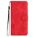 Samsung Galaxy S25 Ultra 5G Heart Pattern Skin Feel Leather Phone Case - Red