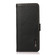Samsung Galaxy S25 Ultra 5G KHAZNEH Side-Magnetic Litchi Genuine Leather RFID Phone Case - Black