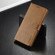 Samsung Galaxy S25 Ultra 5G LC.IMEEKE Calf Texture Leather Phone Case - Brown
