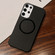 Samsung Galaxy S25 Ultra 5G Leather Texture Design MagSafe Full Coverage Phone Case - Black
