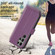 Samsung Galaxy S25 Ultra 5G Magnetic Buckle Leather Phone Case - Dark Purple