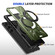 Samsung Galaxy S25 Ultra 5G MagSafe Magnetic Shockproof Phone Case with Ring Holder - Dark Green