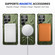 Samsung Galaxy S25 Ultra 5G MagSafe Magnetic Shockproof Phone Case with Ring Holder - Dark Green