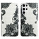 Samsung Galaxy S25 Ultra 5G Oil Embossed 3D Drawing Leather Phone Case - Lace Flower