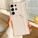 Samsung Galaxy S25 Ultra 5G Pearl Bow Glitter Epoxy TPU Phone Case - Cross Knots