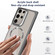 Samsung Galaxy S25 Ultra 5G Plated CD Texture MagSafe Acrylic Hybrid TPU Phone Case - Gray