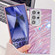 Samsung Galaxy S25 Ultra 5G Plating Glitter Texture TPU Phone Case with Lens Film - Purple Water Ripples