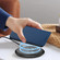 Samsung Galaxy S25 Ultra 5G RC01 Dual-Folded Magnetic Suction RFID Leather Phone Case - Dark Blue