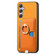 Samsung Galaxy S25 Ultra 5G Retro Cross Leather Ring Side Insert Card Bag MagSafe Phone Case - Yellow Samsung Galaxy S25 Ultra 5G Retro Cross Leather Ring Side Insert Card Bag MagSafe Phone Case - Yellow