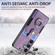 Samsung Galaxy S25 Ultra 5G Retro Skin-feel Ring Card Wallet Phone Case - Purple