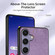 Samsung Galaxy S25 Ultra 5G Retro Skin-feel Ring Card Wallet Phone Case - Purple