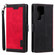 Samsung Galaxy S25 Ultra 5G Retro Splicing Horizontal Flip Leather Phone Case - Red