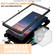 Samsung Galaxy S25 Ultra 5G R-JUST Sliding Camera Life Waterproof Holder Phone Case - Black