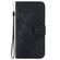 Samsung Galaxy S25 Ultra 5G Seven-shaped Embossed Leather Phone Case - Black