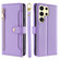 Samsung Galaxy S25 Ultra 5G Sheep Texture Cross-body Zipper Wallet Leather Phone Case - Purple