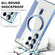 Samsung Galaxy S25 Ultra 5G Shield MagSafe RFID Anti-theft Leather Phone Case - Blue