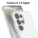 Samsung Galaxy S25 Ultra 5G Shockproof Terminator Glitter Powder Phone Case - White
