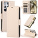 Samsung Galaxy S25 Ultra 5G Side Buckle RFID Anti-theft Leather Phone Case - Apricot