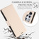 Samsung Galaxy S25 Ultra 5G Side Buckle RFID Anti-theft Leather Phone Case - Apricot