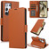 Samsung Galaxy S25 Ultra 5G Side Buckle RFID Anti-theft Leather Phone Case - Brown