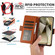 Samsung Galaxy S25 Ultra 5G Side Buckle RFID Anti-theft Leather Phone Case - Brown
