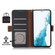 Samsung Galaxy S25 Ultra 5G Side-Magnetic TJ Genuine Leather RFID Phone Case - Blue