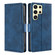 Samsung Galaxy S25 Ultra 5G Skin Feel Crocodile Magnetic Clasp Leather Phone Case - Blue