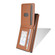 Samsung Galaxy S25 Ultra 5G Skin Feel Detachable Card Bag Magsafe Phone Case - Brown