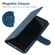 Samsung Galaxy S25 Ultra 5G Skin Feel Geometric Lines Leather Phone Case - Blue