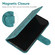 Samsung Galaxy S25 Ultra 5G Skin Feel Geometric Lines Leather Phone Case - Green