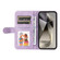 Samsung Galaxy S25 Ultra 5G Skin Feel Life Tree Metal Button Leather Phone Case - Purple Samsung Galaxy S25 Ultra 5G Skin Feel Life Tree Metal Button Leather Phone Case - Purple