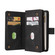 Samsung Galaxy S25 Ultra 5G Skin Feel Multi Card Slots Zipper Wallet Leather Phone Case - Black