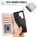 Samsung Galaxy S25 Ultra 5G Skin Feel Pure Color Card Slots Leather Phone Case with Dual Lanyard - Rose Gold