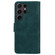 Samsung Galaxy S25 Ultra 5G Skin Feel Pure Color Flip Leather Phone Case - Green