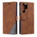 Samsung Galaxy S25 Ultra 5G Skin Feel Splicing Leather Phone Case - Brown