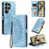Samsung Galaxy S25 Ultra 5G Skin Feel Totem Embossed Leather Phone Case - Blue