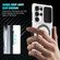 Samsung Galaxy S25 Ultra 5G Sliding Camshield MagSafe Holder TPU Hybrid PC Phone Case - Black White