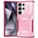 Samsung Galaxy S25 Ultra 5G Sliding Camshield Phone Case - Pink + Rose Red