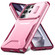 Samsung Galaxy S25 Ultra 5G Sliding Camshield Phone Case - Pink + Rose Red