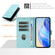 Samsung Galaxy S25 Ultra 5G Smile Embossing RFID Leather Phone Case - Mint Green