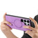 Samsung Galaxy S25 Ultra 5G Solid Color Retro Magsafe PU Back Cover Phone Case - Purple