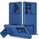 Samsung Galaxy S25 Ultra 5G Stereoscopic Holder Sliding Camshield Phone Case - Blue