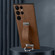Samsung Galaxy S25 Ultra 5G SULADA PC Hybrid Leather Texture Skin Feel Shockproof Phone Case - Brown
