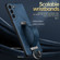 Samsung Galaxy S25 Ultra 5G SULADA PC Hybrid Leather Texture Skin Feel Shockproof Phone Case - Green