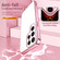 Samsung Galaxy S25 Ultra 5G Transparent Plating Fine Hole Phone Case - Pink