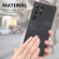 Samsung Galaxy S25 Ultra 5G Vintage Leather PC Back Cover Phone Case - Black