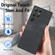 Samsung Galaxy S25 Ultra 5G Vintage Leather PC Back Cover Phone Case - Black